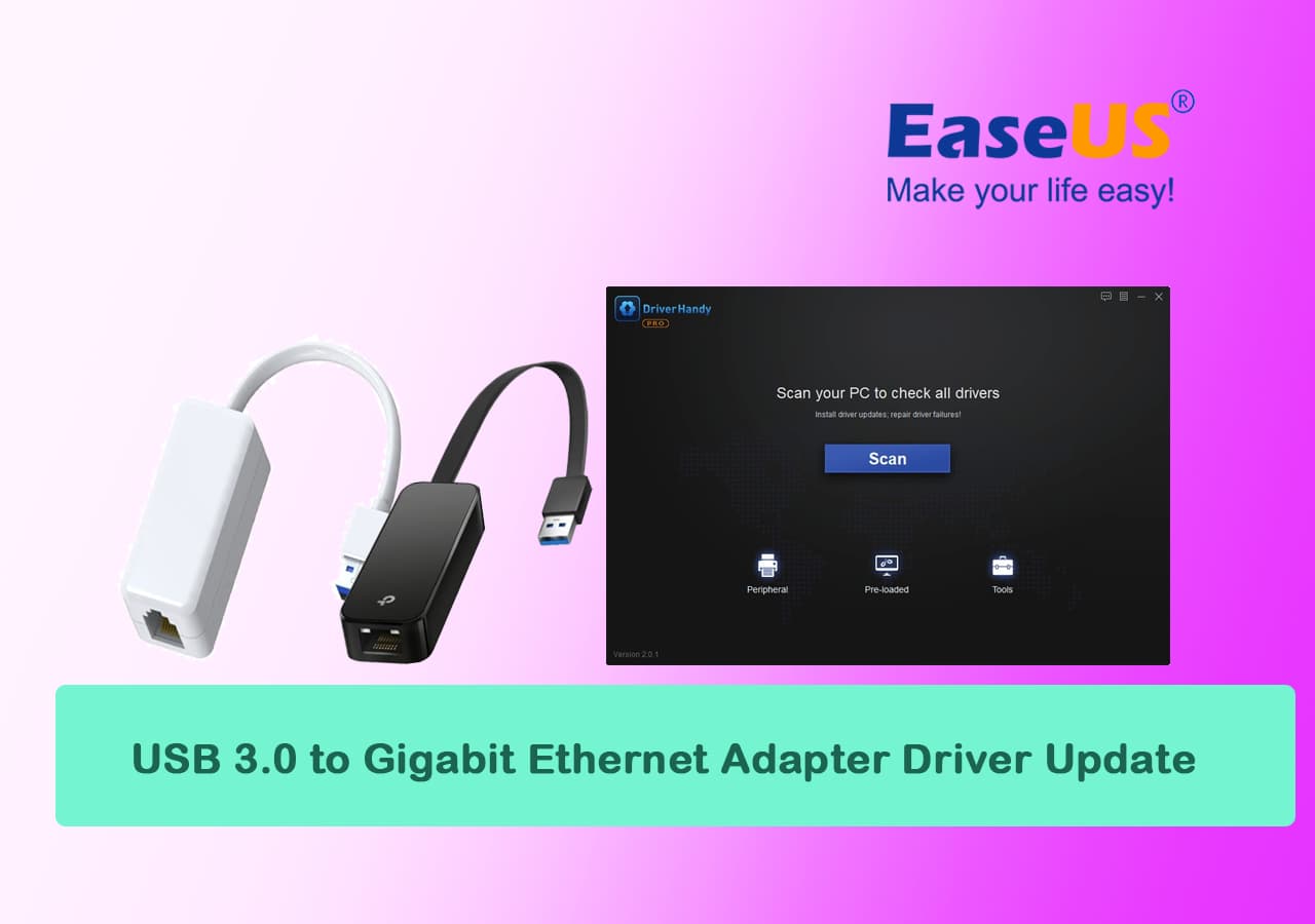 Update USB 3.0 to Gigabit Ethernet Adapter Driver